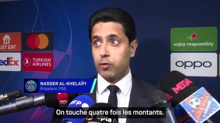Al-Khelaïfi : « La balle ne voulait pas rentrer » - Foot - C1 - PSG