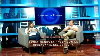 Libertad de Opinión_Sonia Mendoza habla con la ciudadania  sin censura-