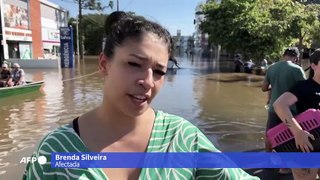 Ayuda y donaciones se distribuyen en el sur de Brasil, que espera más lluvias