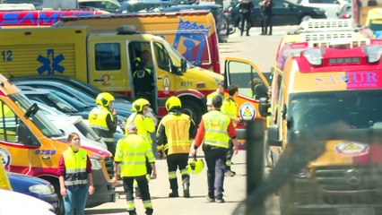 Dos obreros muertos y uno herido al derrumbarse dos forjados en un edificio en obras en Madrid
