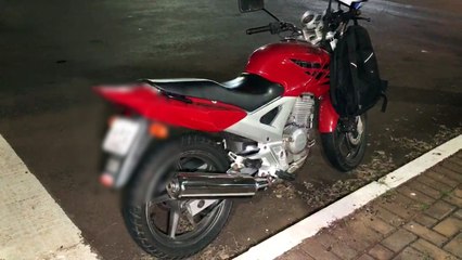 Motociclista fica ferido em queda de moto no São Cristóvão