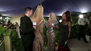 Kim Kardashian _ Lana Del Rey Together on the Met Gala Red Carpet _ Met Gala 2024 _ Vogue