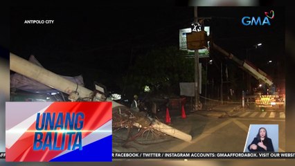 2, tinamaan ng mga kawad ng kuryente; 2 motorsiklo, nagbagsakan | UB