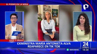 Exministra María Antonieta Alva reaparece en TikTok y confiesa: 