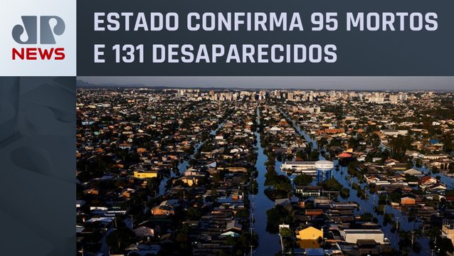 Mais de 1,4 milhão de moradores foram afetados pelos temporais no RS