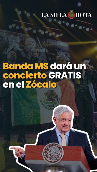 Banda MS dará un concierto GRATIS en el Zócalo el 15 de septiembre