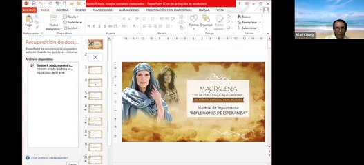 6° sesión Reflexiones de Esperanza