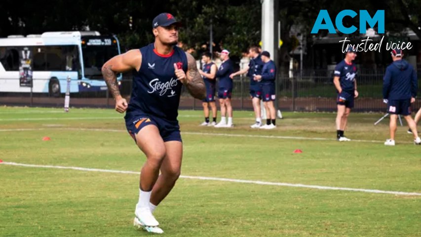 Connor Watson and Joey Manu are excited to have Spencer Leniu back on the team. Video via AAP.