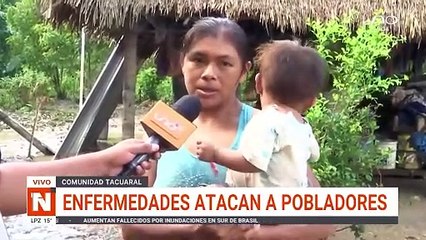 enfermedades atacan a pobladores