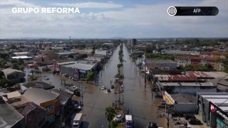 No da tregua agua en el sur de Brasil