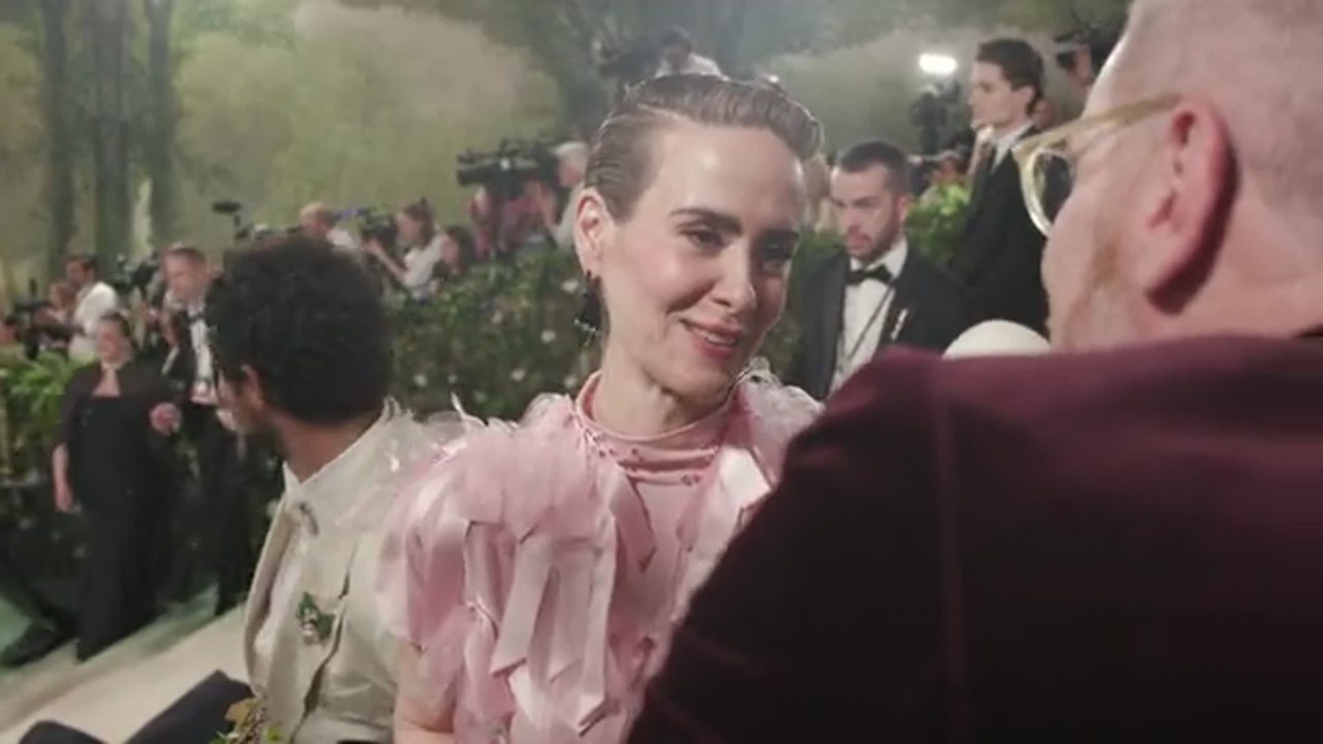 ⁣Sarah Paulson - Met Gala interview