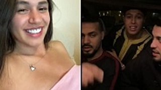 Gina Roman aka Ginars trió de marroquíes la dejan tirando cintura - live