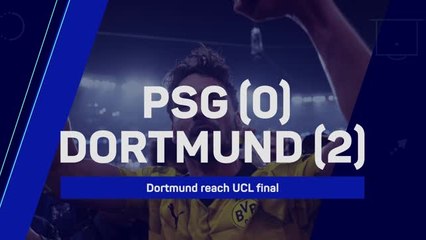 Dortmund stun PSG to reach UCL final - Data Review