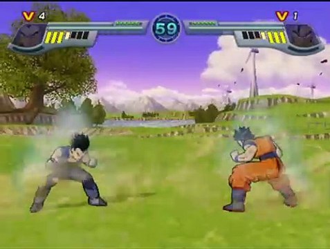 Dragon Ball Z: Infinite World PS2 - Vegeta GT SS VS Gohan #dragonballgame #dbgt RJ ANDA