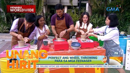 UH Play Time: Pottery 101 with AnShaKa | Unang Hirit