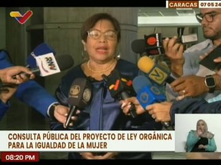 Diputadas de la AN presentan propuesta del Proyecto de Ley Orgánica para la Igualdad de las Mujeres