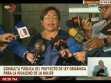 Diputadas de la AN presentan propuesta del Proyecto de Ley Orgánica para la Igualdad de las Mujeres