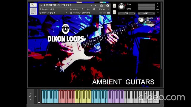 Ambient Guitars- Kontakt Library / Dixonloops.com