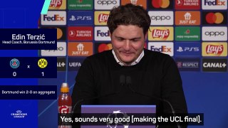 Terzić reflects on 'wonderful evening' as Dortmund reach UCL final