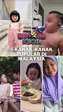 Amboii!! Kecil kecil dah popular.. Semua comel comel dan petah #bintangkecil #influencer
