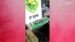 Polícia Militar apreende drogas, armas e veículo roubado em Três Barras do Paraná