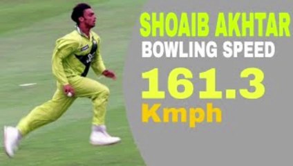Shoaib Akhtar 161.3 KMPH Ball