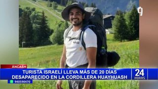 Turista israelí lleva 20 días desaparecido tras subir cordillera de Huayhuash
