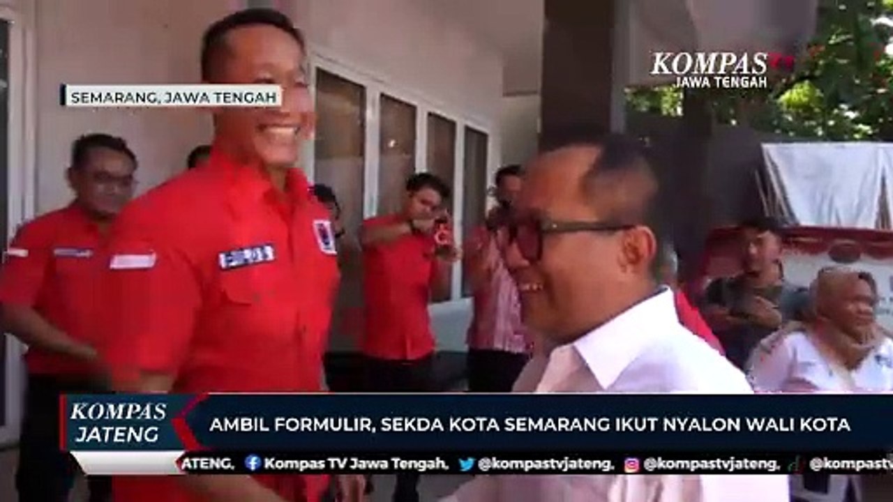 Ambil Formulir, Sekda Kota Semarang Ikut Nyalon Wali Kota