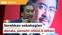 Bayar kepada Malaysia sebahagian USD2.9 bilion penalti Goldman Sachs, Johari beritahu AS