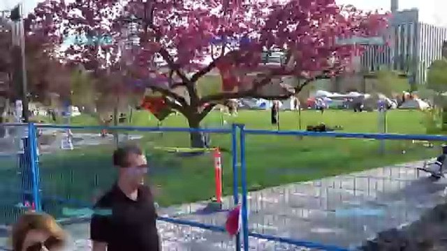 (Double Speed) Circling of (formally 1 Kings Cross) Palestine Peoples Circle at University of Toronto