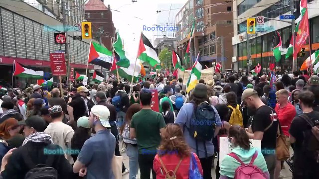 May 4th international/Palestinian workers day - Speeches and march to University of Toronto People's Circle for Palestine