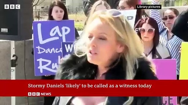BBC Latest News Stormy Daniels takes the stand at Donal Trump hush-money trial