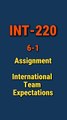 Mastering International Team Dynamics: INT-220 6-1 Assignment Guide