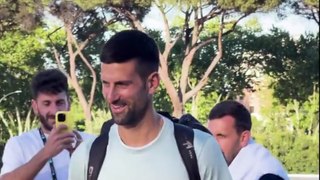 Tennis - Rome 2024 - Novak Djokovic, le numéro un mondial est à Rome !