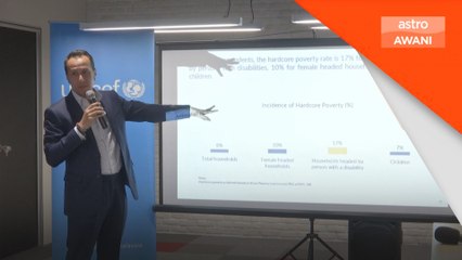 Kajian UNICEF: Pendapatan isi rumah melonjak, kemiskinan masih ketara