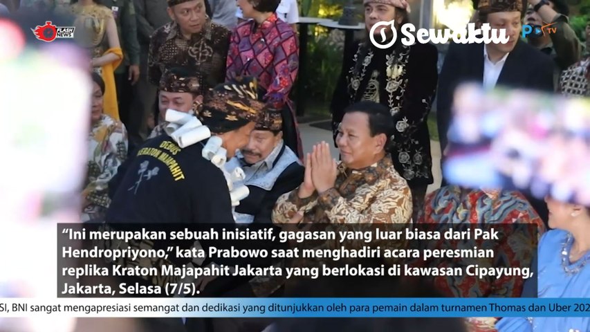 Hadiri HUT Hendropriyono, Menhan Prabowo Subianto Apresiasi Inisiatif Penghormatan Terhadap Budaya Indonesia