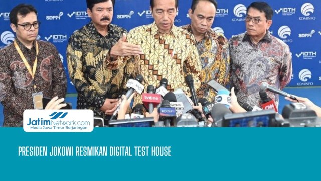 Presiden Jokowi Resmikan Digital Test House, Dorong Penguatan Industri Teknologi Lokal