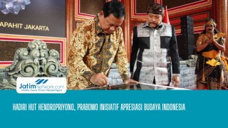 Hadiri HUT Hendropriyono, Prabowo Inisiatif Beri Penghargaan Kehormatan pada Budaya Indonesia