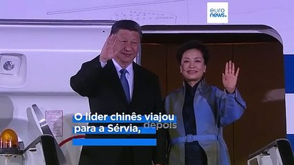 Xi Jinping já chegou a Belgrado para uma visita de dois dias