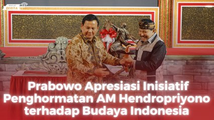 Prabowo Apresiasi Inisiatif Penghormatan AM Hendropriyono terhadap Budaya Indonesia