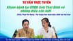 BVĐK tỉnh Thái Bình - Tư vấn sức khỏe: 