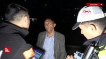 Aksaray'da polisi görünce otomobilini bırakıp kaçan sürücü alkollü çıktı
