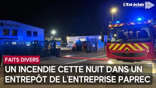 Un incendie s’est déclaré cette nuit dans l’entreprise Paprec à La Chapelle-Saint-Luc