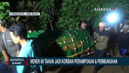 Nenek 69 Tahun di Purwakarta Jabar Jadi Korban Perampokan & Pembunuhan!