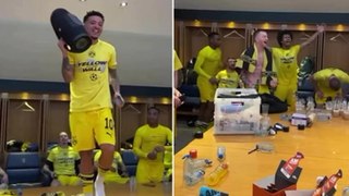 Borussia Dortmund players sing Adele in changing room after reaching Champions League final