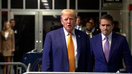 Donald Trump discusses ‘revealing day’ after Stormy Daniels testimony