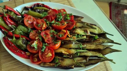 Patlıcanı BÖYLE YAPIYORUM Muhteşem OLUYOR  Az Yağ ÇEKİYOR