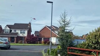 Air Ambulance lands in Dromore