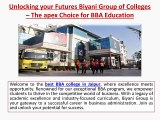 Biyani Institute of Business Administration: Spearheading Excellence in Jaipur's BBA Education