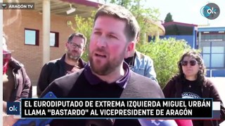 El eurodiputado de extrema izquierda Miguel Urbán llama 